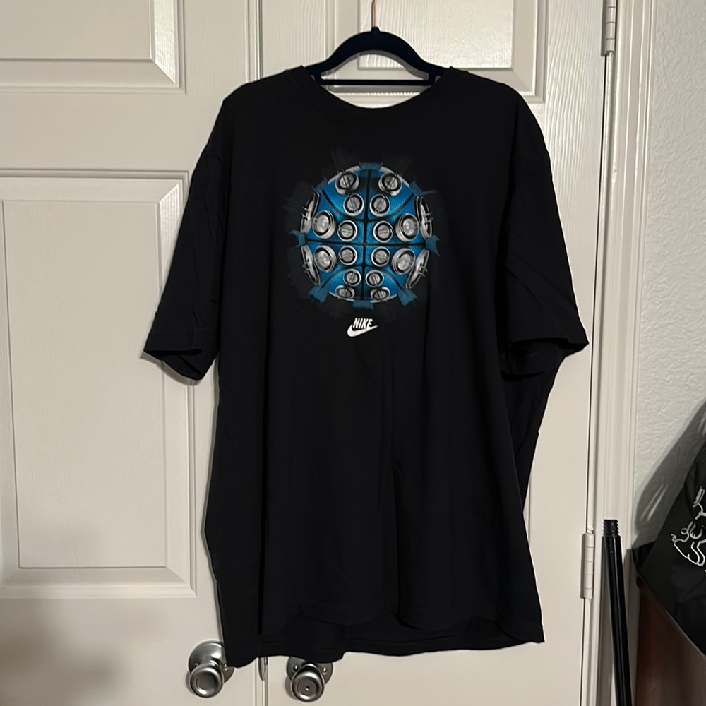 Four Nike shirts and one Jordan shirt